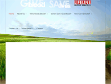 Tablet Screenshot of lifelinebloodserv.org